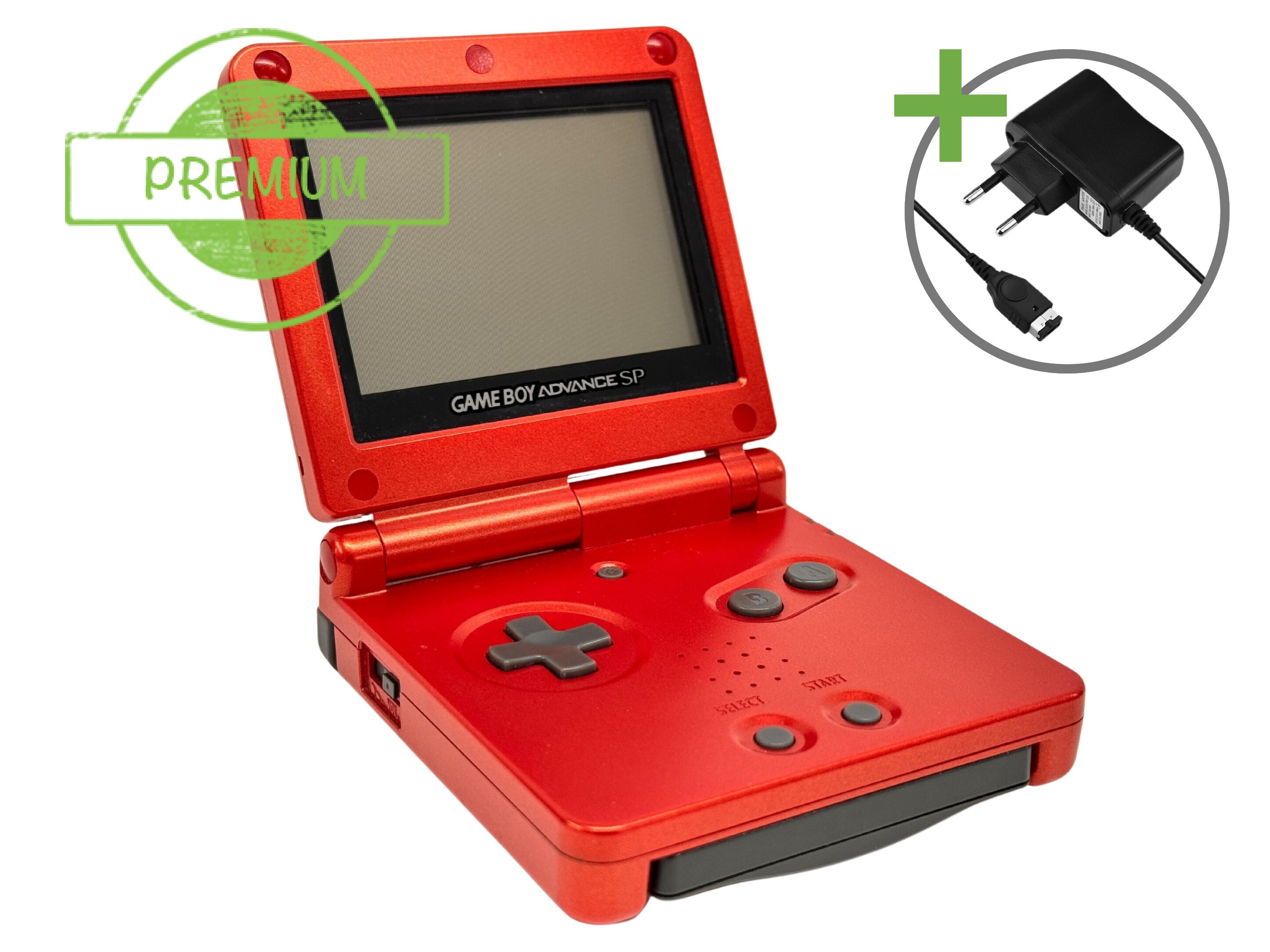 Gameboy Advance SP Red - Premium - Gameboy Advance Hardware