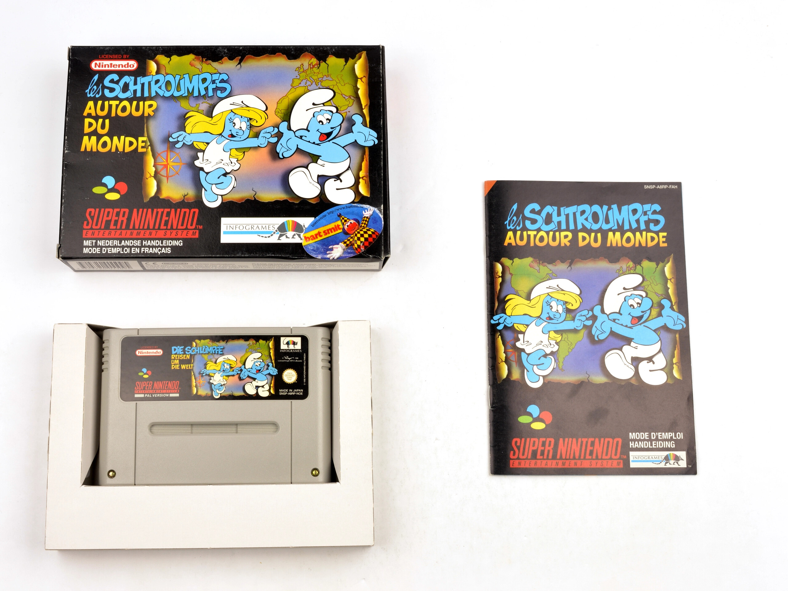 Les Schtroumpfs (De Smurfen) Kaufen | Super Nintendo Games [Complete]
