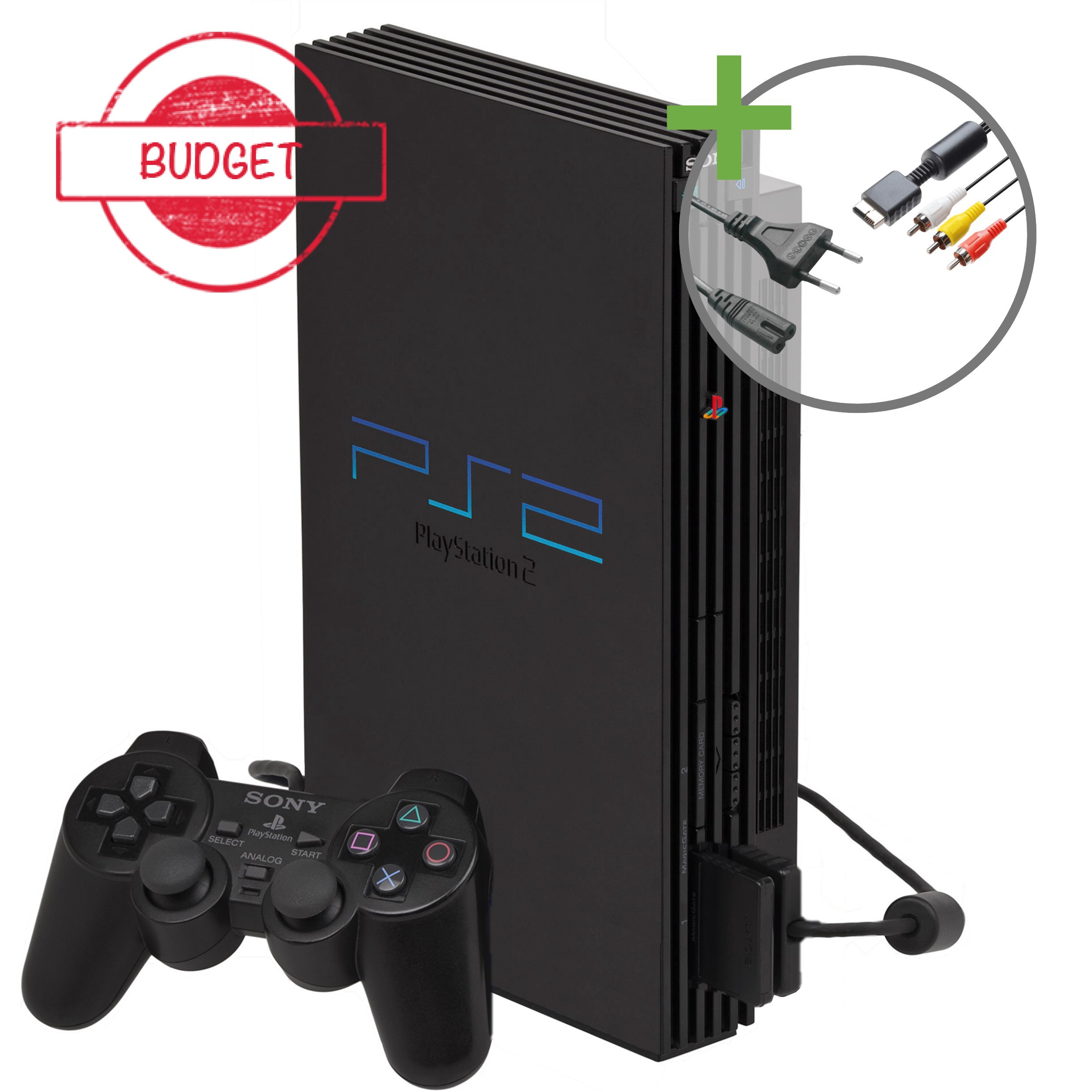 Sony PlayStation 2 Phat Starter Pack - Black Edition - Budget