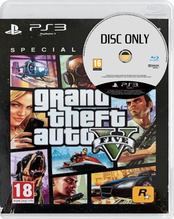 Grand Theft Auto V - Disc Only