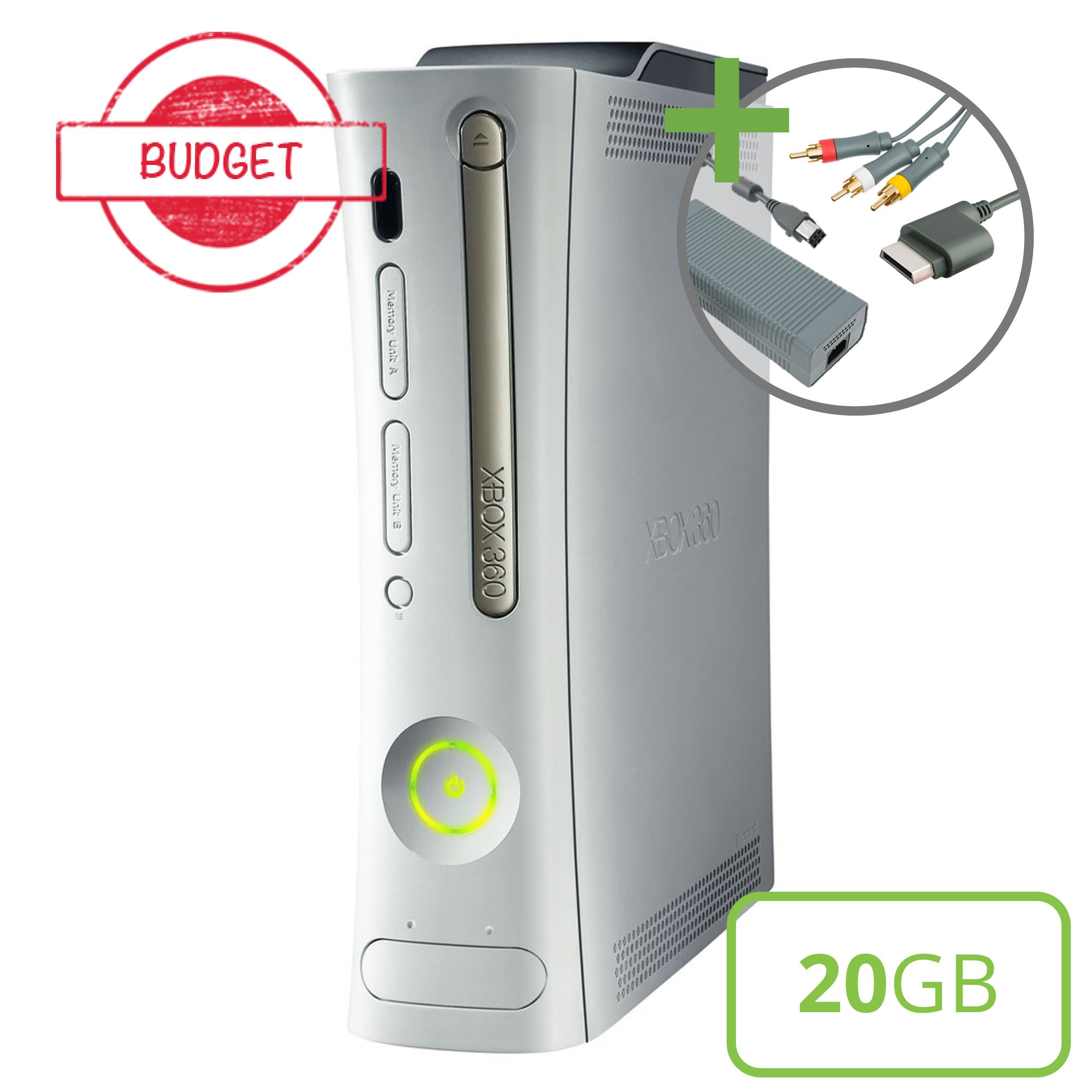 Microsoft Xbox 360 Premium Console (AV) - 20GB - Budget