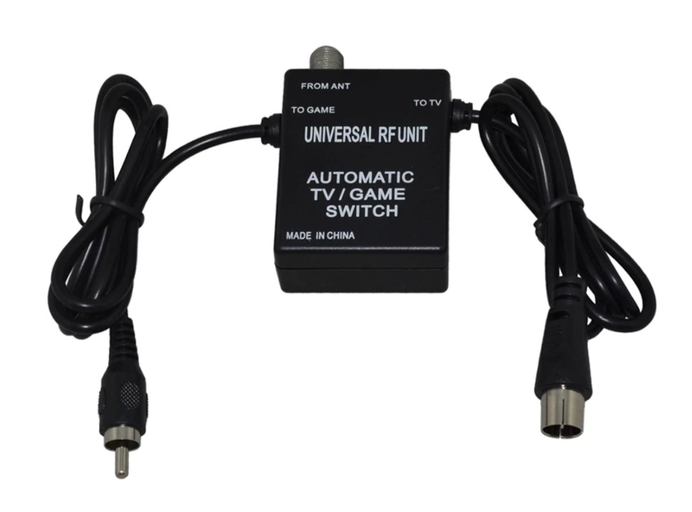 Universal 3-in-1 RF-Switch voor Sega Mega Drive