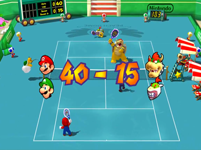 Gamecube Screenshot Mario Power Tennis
