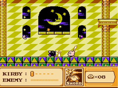 Nintendo NES Screenshot Kirby's Adventure