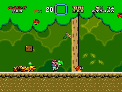 Super Nintendo Screenshot Super Mario World
