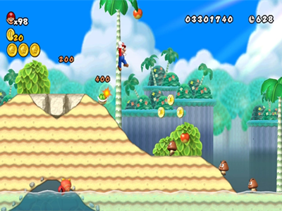 Wii Screenshot New Super Mario Bros Wii