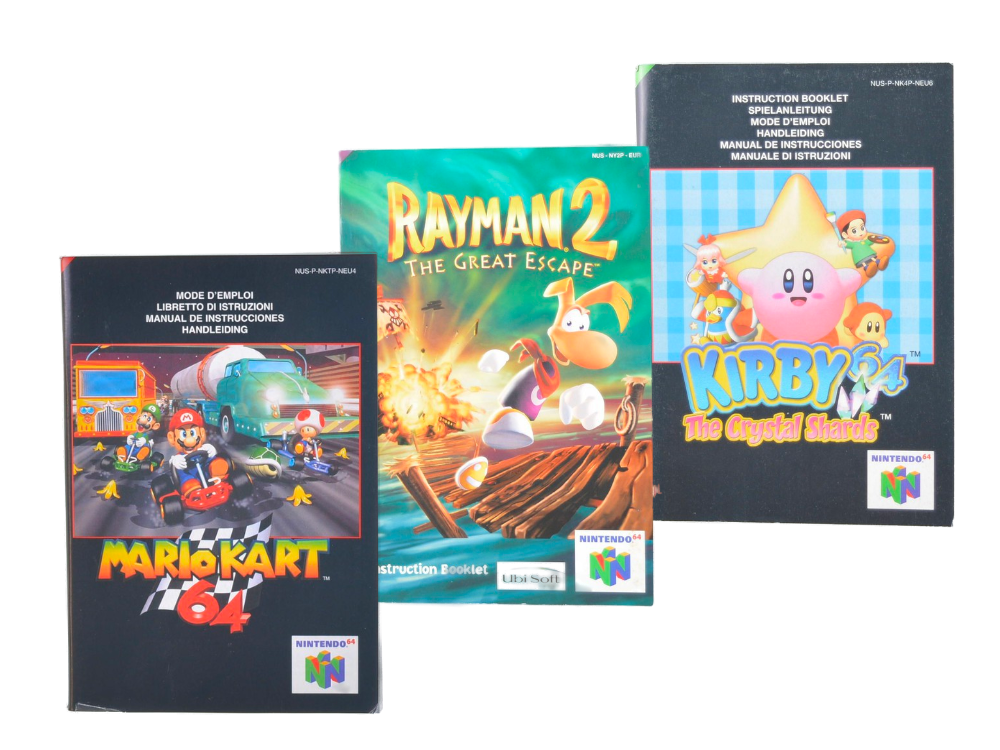 Nintendo 64 Manuals